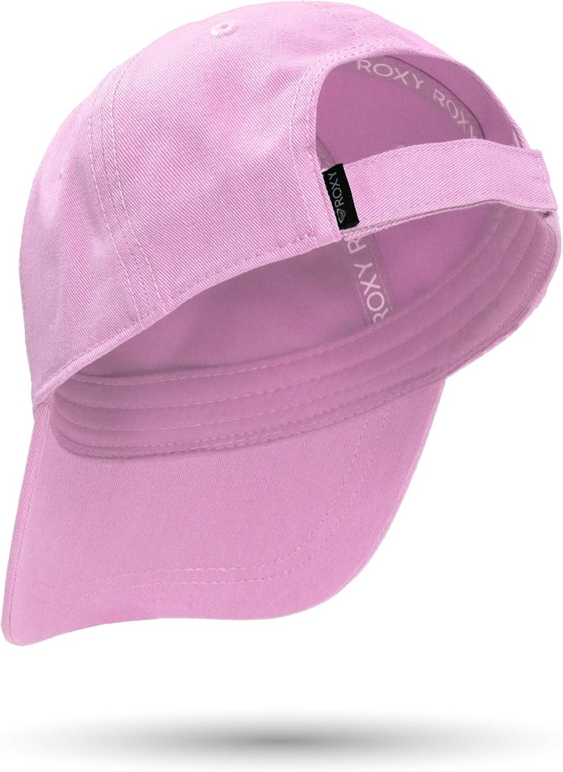 Roxy Girls' Embroidered Baseball Cap | Dad Hat | Adjustable | Sun Protection | Beach | Vacation | Cotton - - Image 4